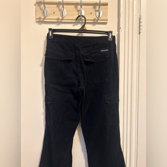 Dark blue cuordoroy  cargo pants - Picture 3 of 3